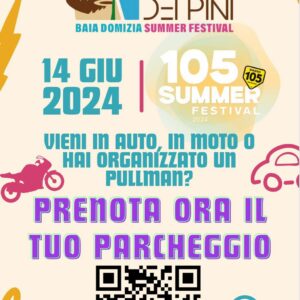 Pass Parcheggio Radio 105 Summer Festival 14-06-2024